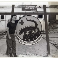 HML-167 SQUADRON SIGN W MARINE