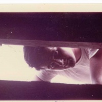 LOOKING THROUGH BUNKER WINDOW