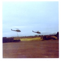 Two HML167 Gunships At MMAF - 1971