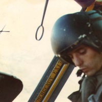 1/Lt Chuck Steele Sights in HML-167 UH-1E