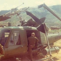 Damaged UH1-E