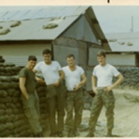 Four HML-367 UH-1E Huey Gunship Crew Chiefs 68