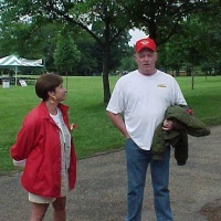 2001:Laurie Katz (Mrs Slick) and Moe Shelton