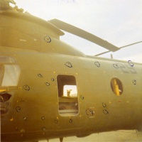 Hmm-161 Acft Hit by Shrapnel
