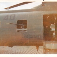HMM-161 Ch-46 with 50 cal Machine Gun
