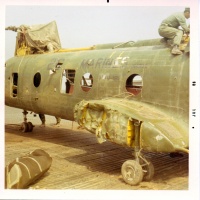 HMM-161 Damaged Acft