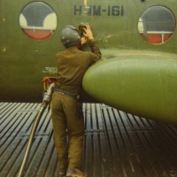 HMM-161 CH46 Fueling at Dong Ha