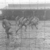 HMM-161 Sqd. mud football game.
