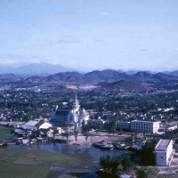 Aerial Shot of Church in Hue City