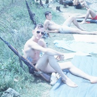 Down at the river at Quang Tri 1968