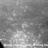 BOMB CRATER WEST OF DONG HA