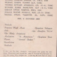 HMM-163 IN MEMORIAL 09 Oct 1962