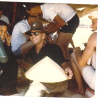 H&MS 16 Squadron Beer Party China Beach March 1965