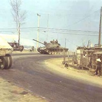 TET 68 Tanks in the street!
