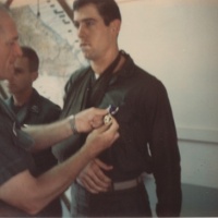 HMM-164 Aircrew reeiving PURPLE HEARTS