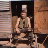 Cpl. Mike Sledz MMAF taking a break March 69