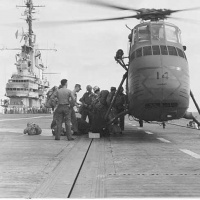EM-14 on USS Lake Champlain 1957